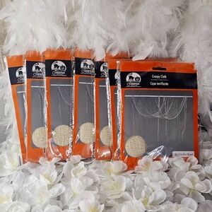Seasonal Collection White 30" x 72" Creepy Cloth Decoration (7 pkgs)